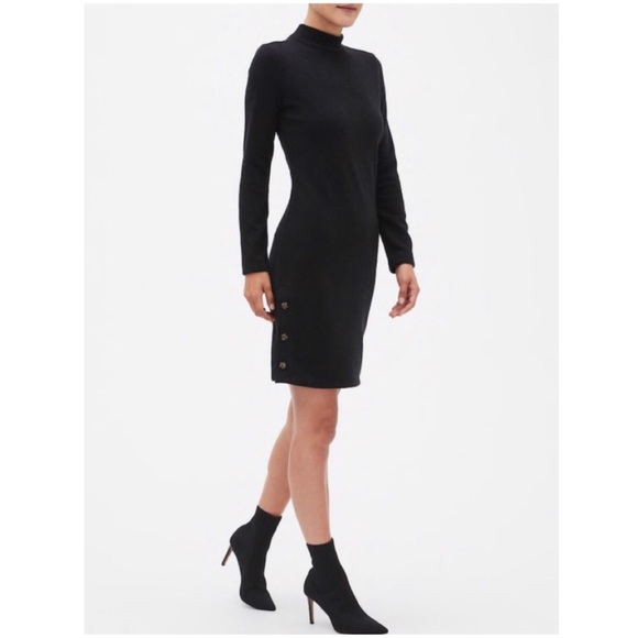 Banana Republic Mockneck Sweater Dress 